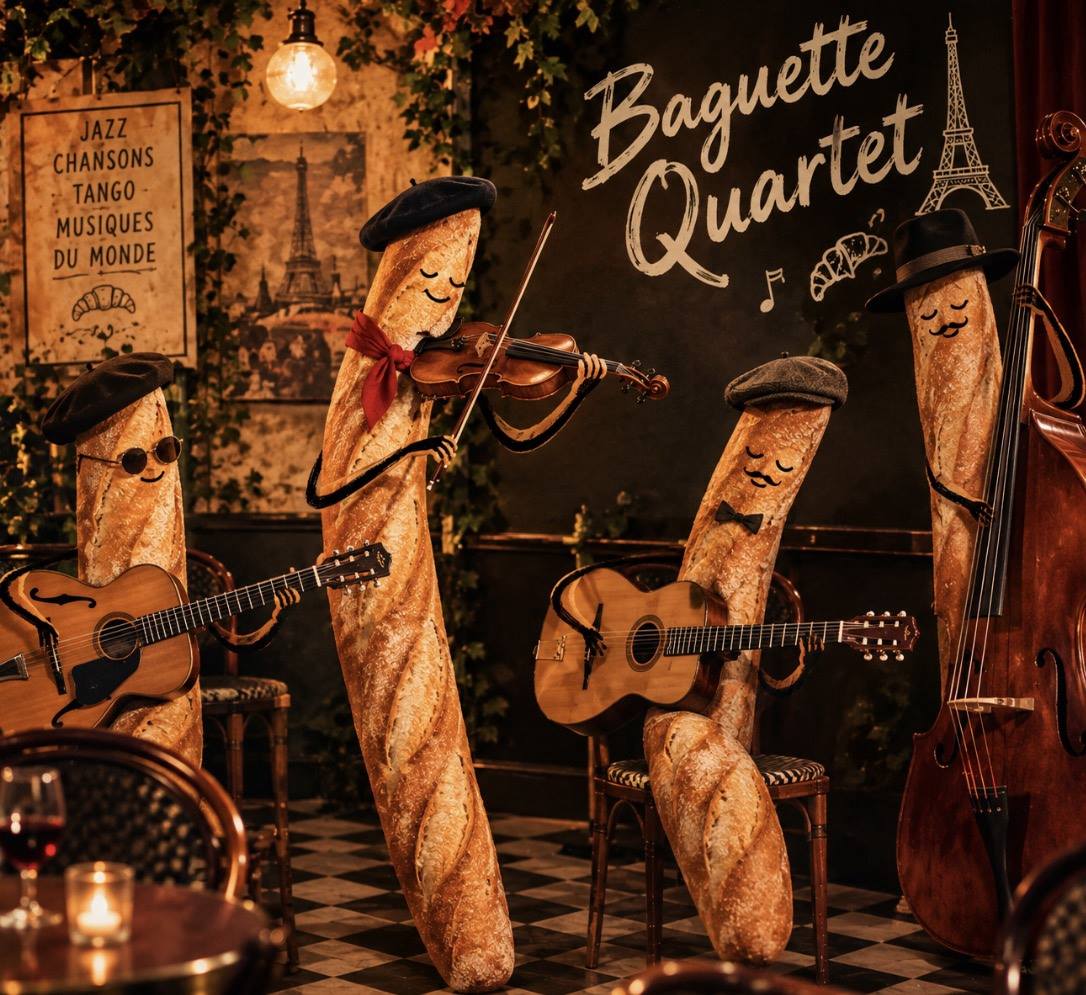 Saturday night at the bistrot